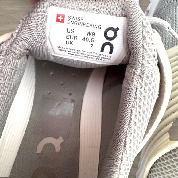 OC On Running Cloudswift Sneakers Shoes Glacier White Helion Foam Womens 9 - Picture 8 of 9